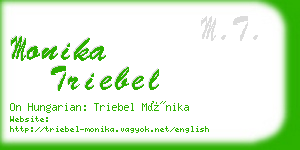 monika triebel business card